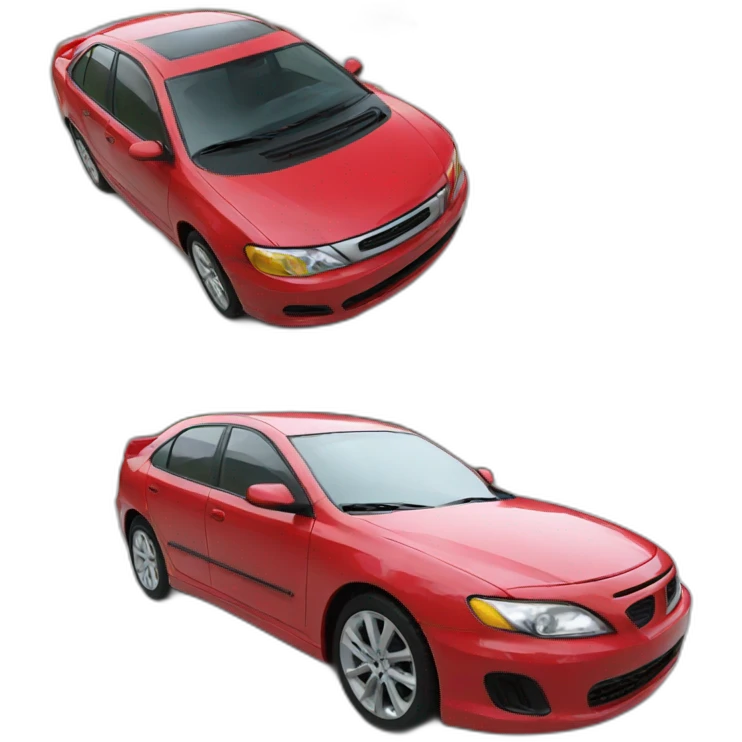 Car red emoji