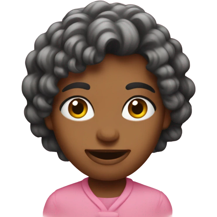 Pink mid centery emoji