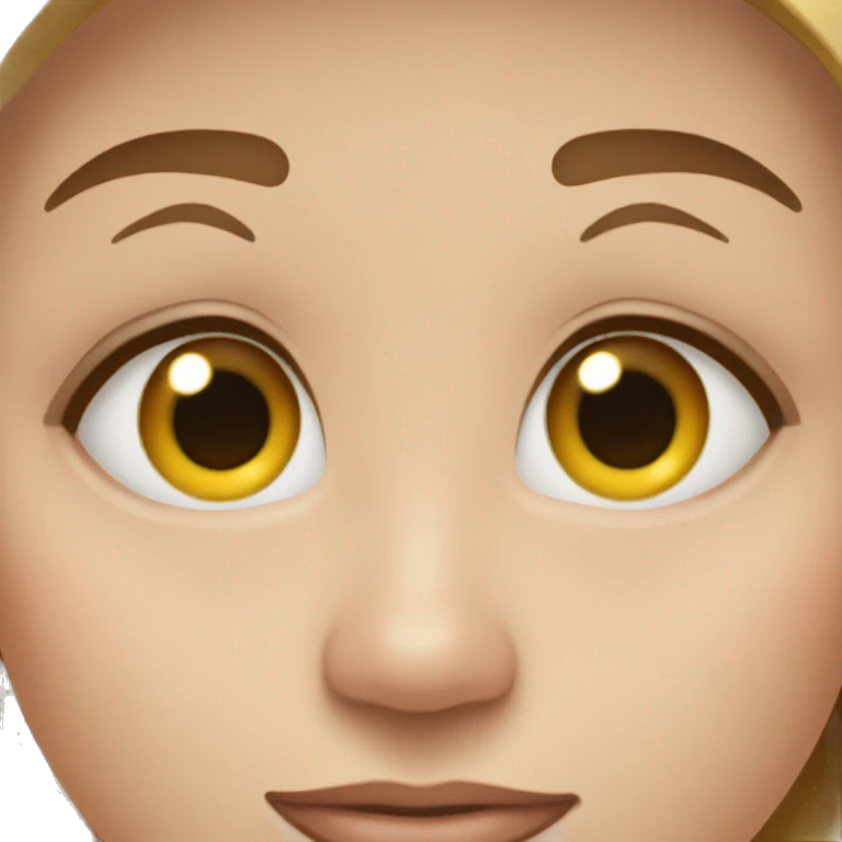 with hazel-grey eyes emoji