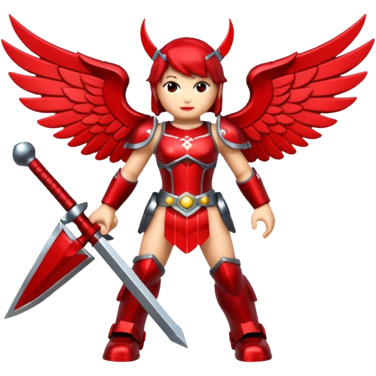 a roblox red valkyrie without people emoji