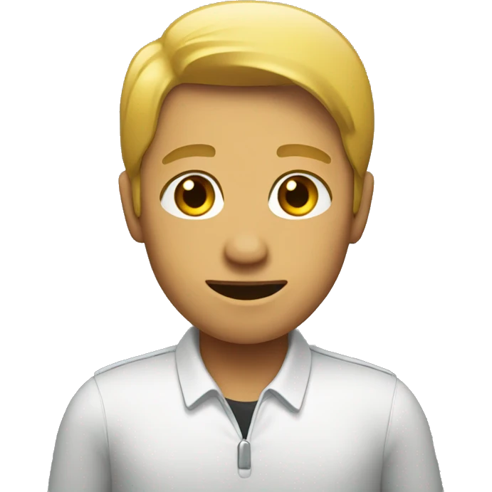 person put on camera emoji