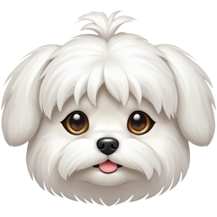Maltese dog emoji
