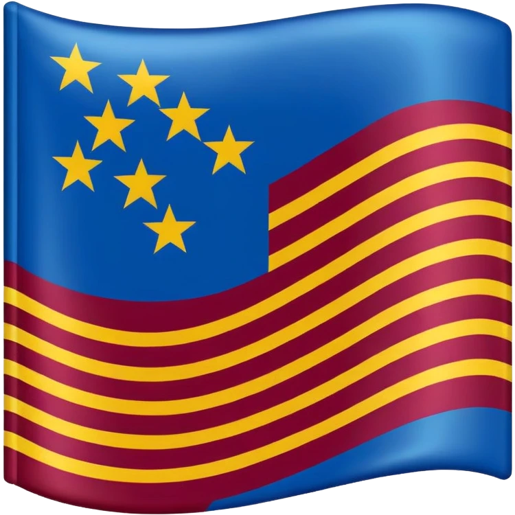 create a barca flag right now emoji