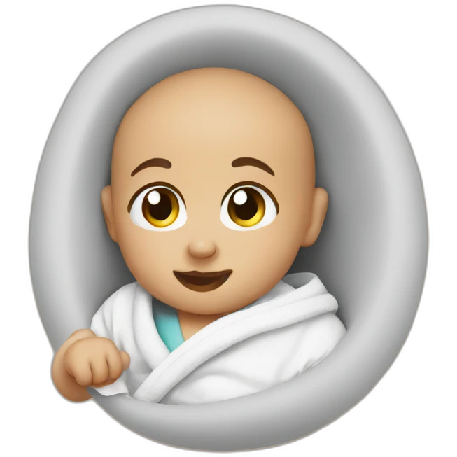 Ultrasound baby emoji