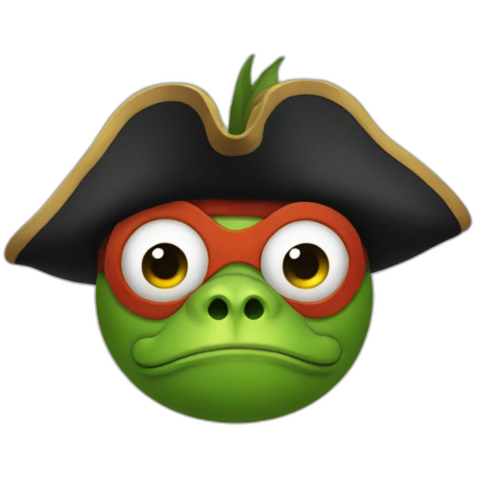 pepe cursed pirate emoji