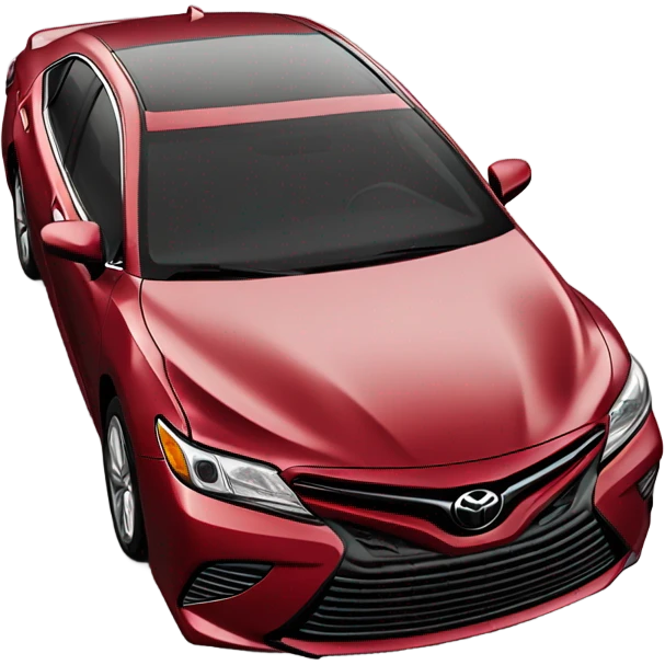 Red Toyota Camry emoji