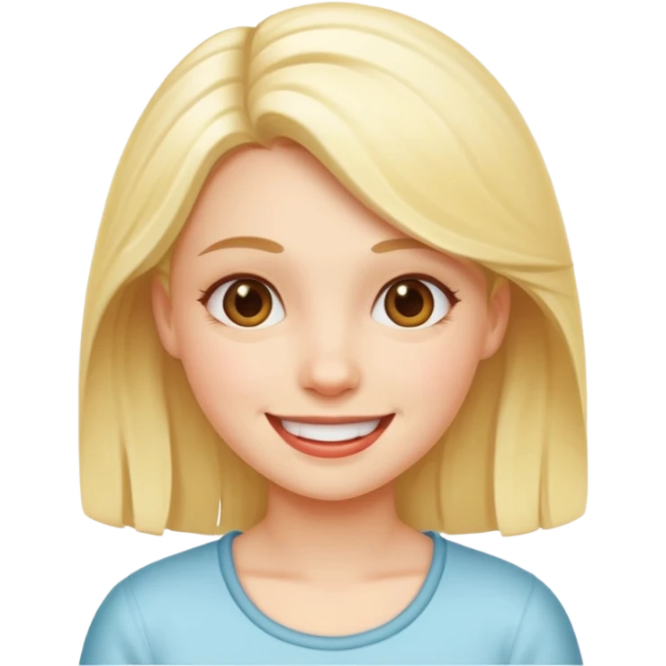Vanilla girl emoji