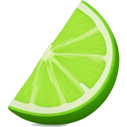 lime wedge emoji