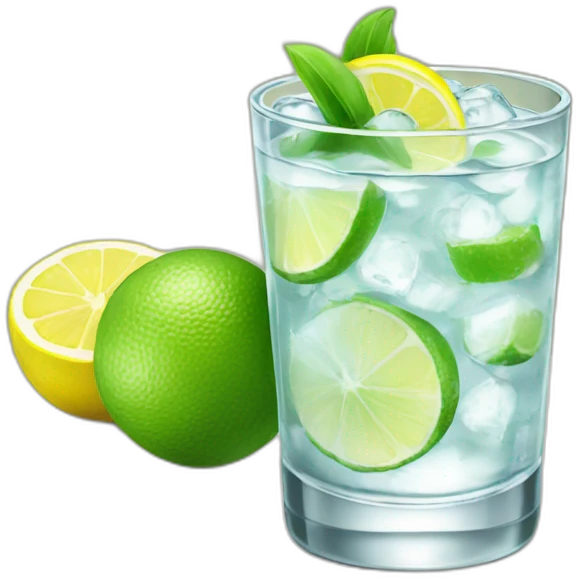 Gin and tonic emoji