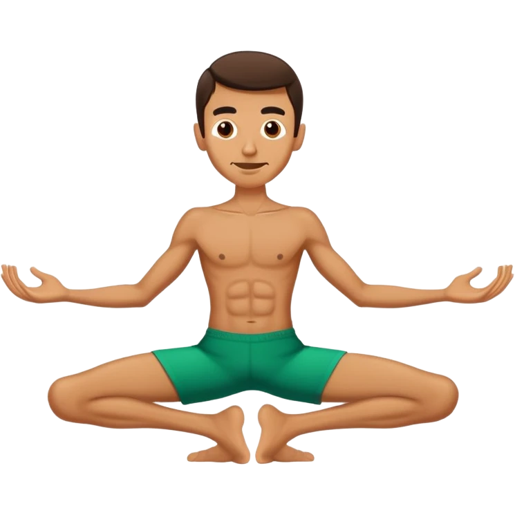 skinny mexican man doing the splits emoji