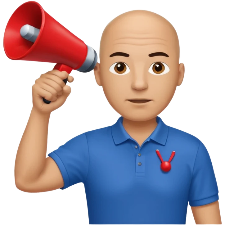 no hair rowing coach emoji