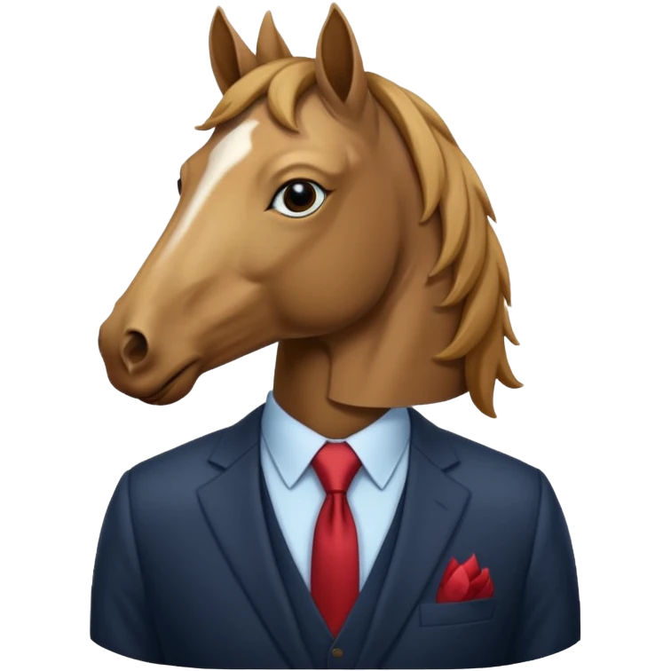 Persona con cabeza de caballo emoji