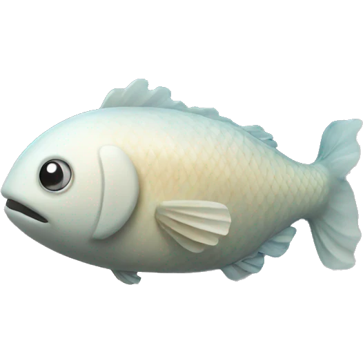 Fish in a cloud emoji