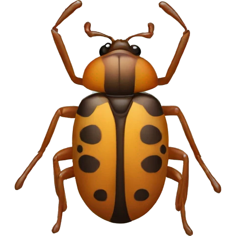 find a bug emoji