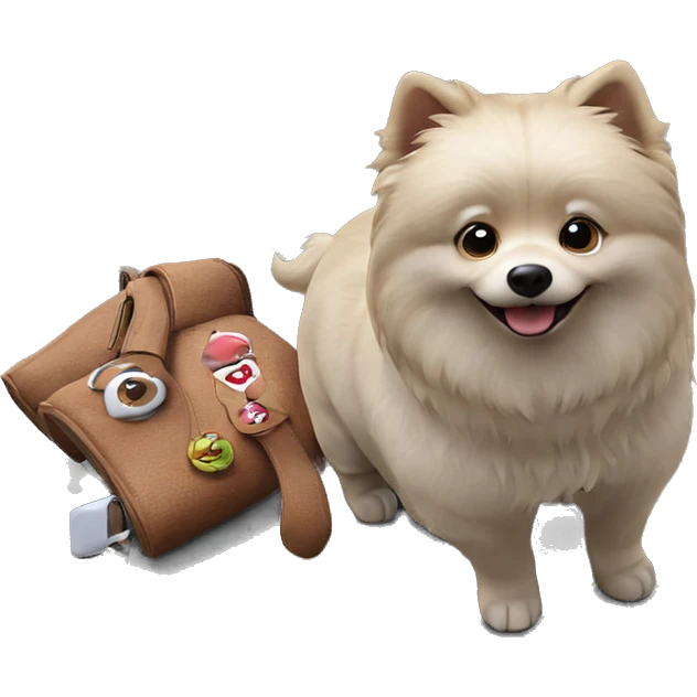 playful pup in the park emoji