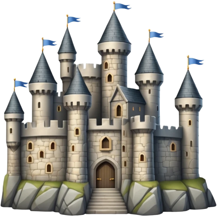 old castle  emoji