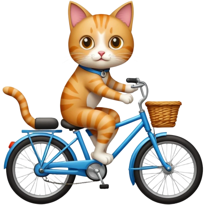 Gatto on a bike emoji