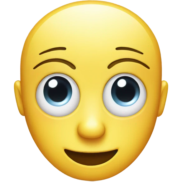 Emoji with mirrors instead of eyes emoji
