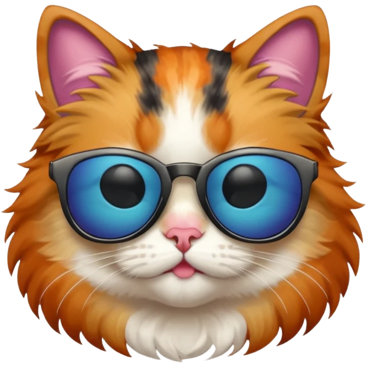 Cat wearing sunglasses emoji