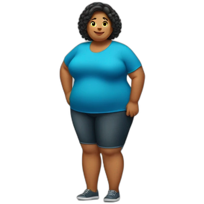 fat women emoji
