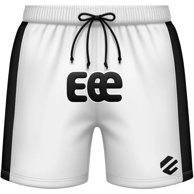 black and white with the letters EE shorts  emoji