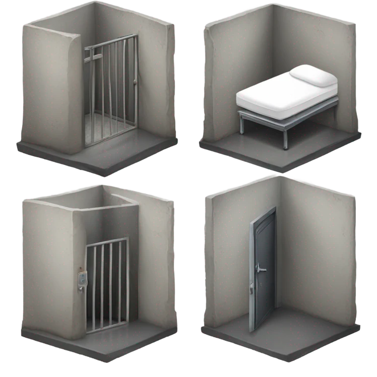 Jail cell emoji