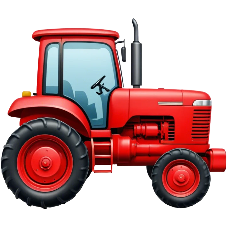 Case red tractor emoji