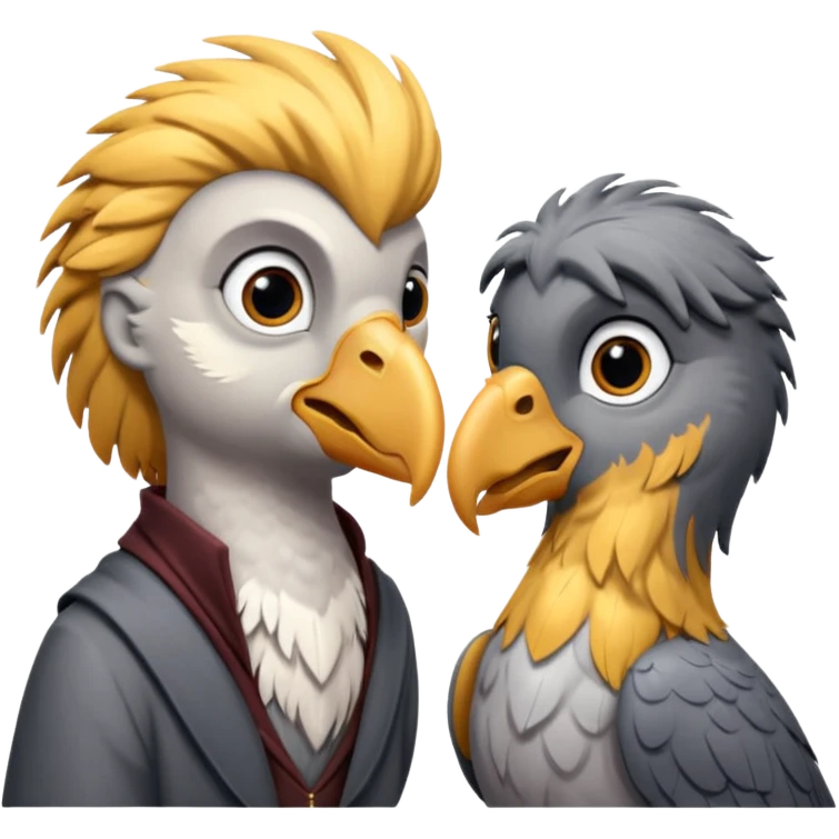 buckbeak and harry potter emoji