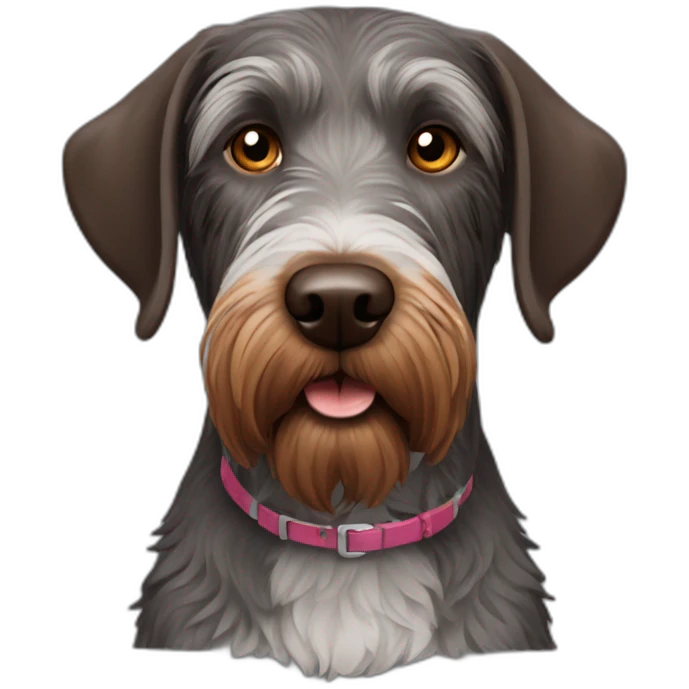 German Wirehaired Pointer dog emoji