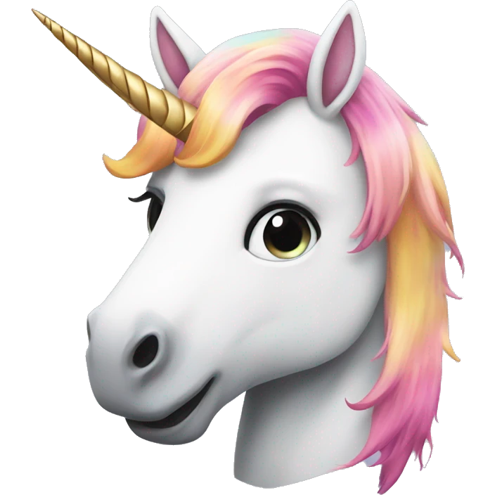 Cool unicorn emoji