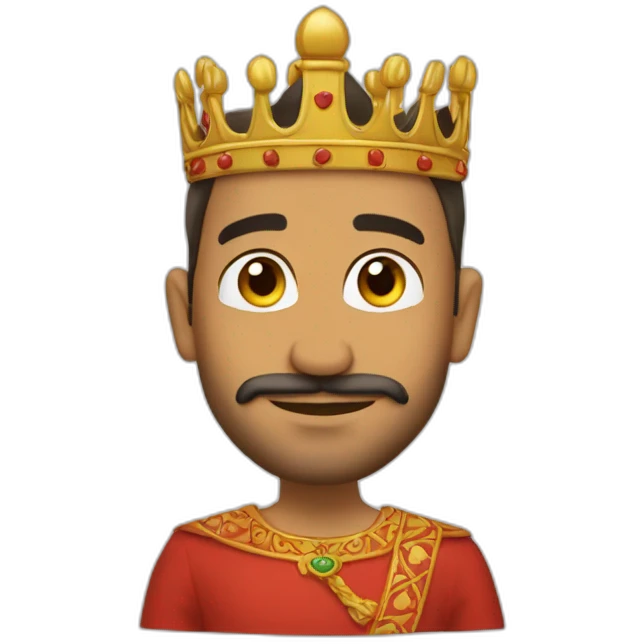Le roi du maroc emoji