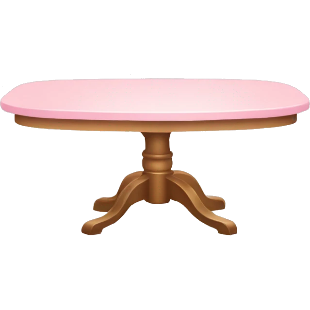 light pink table  emoji