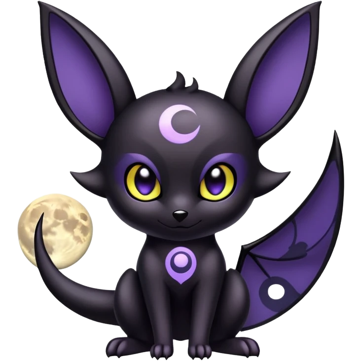 Noibat-Umbreon-hybrid emoji