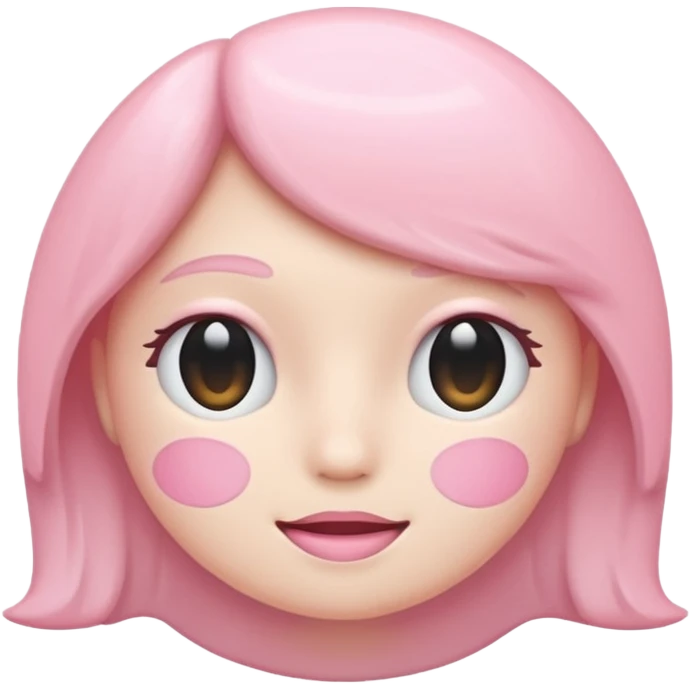 Netflix aesthetic "N" in pastel pink emoji