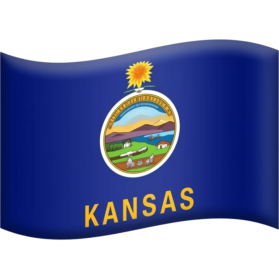 Kansas flag emoji emoji