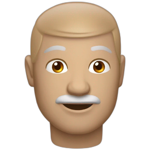 Камера смотрит на листок emoji