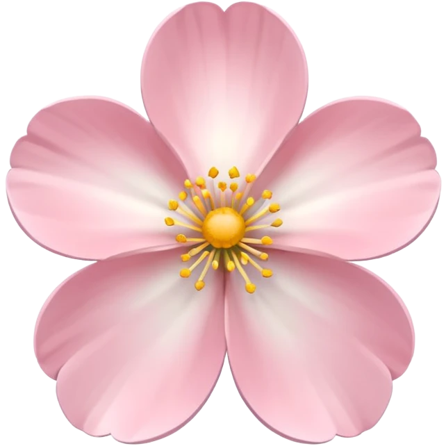 white sakura flower emoji