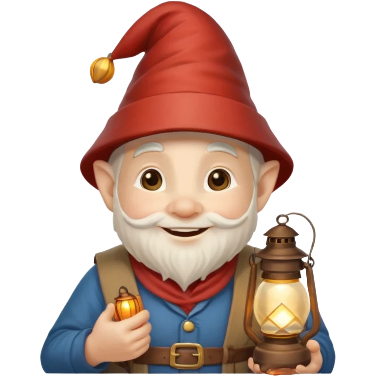gnome with lanthern emoji