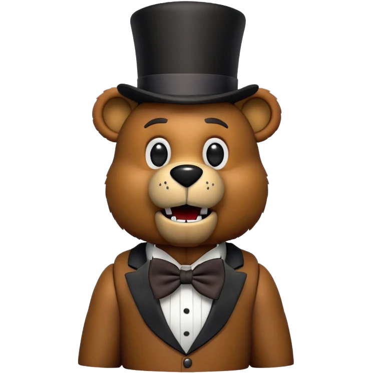 Freddy Fazbear animatronic bear emoji