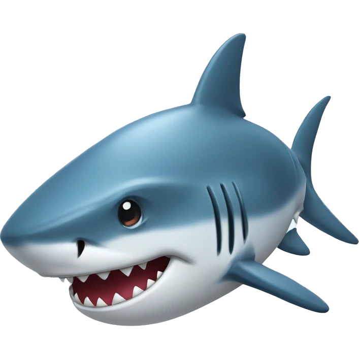shark with hat emoji