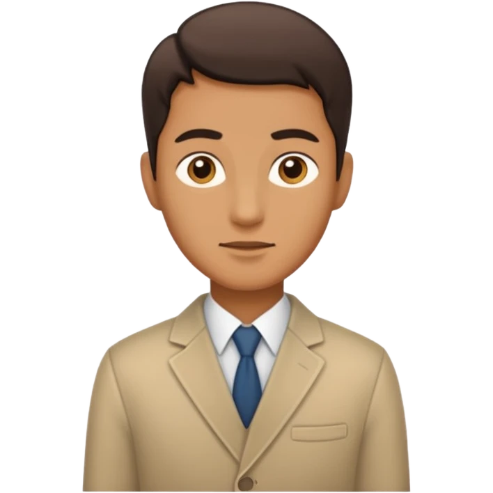 Human standing tall emoji