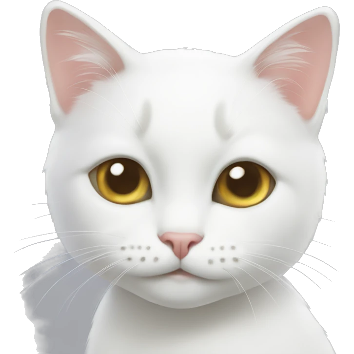 White cat￼ emoji