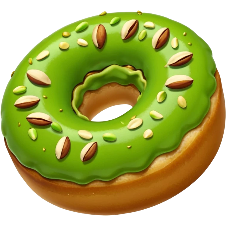  Dónut de pistacho emoji
