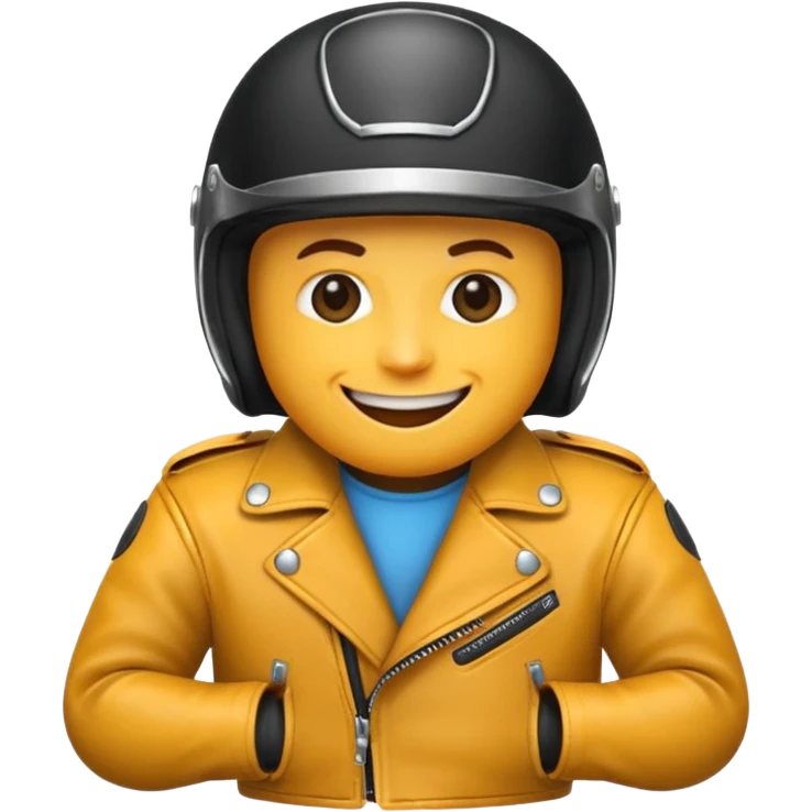 Un emoji de biker emoji