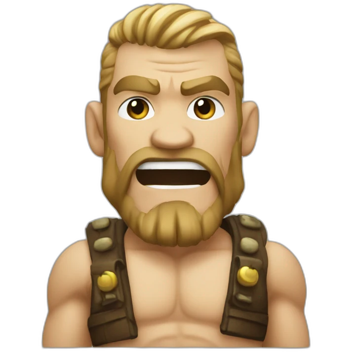 Techno viking emoji