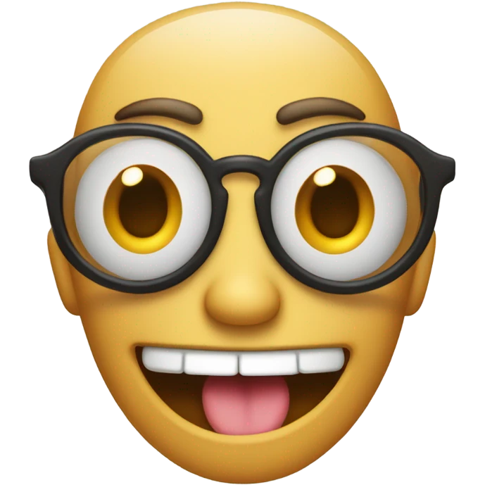Smirk emoji with tongue out emoji