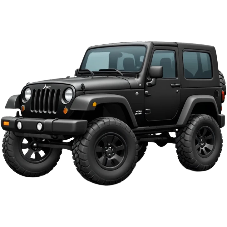 Black Jeep emoji