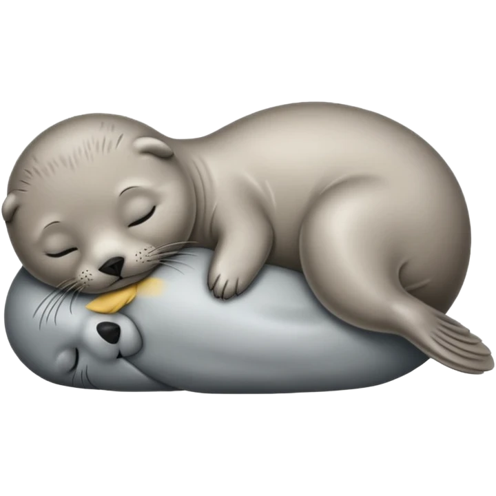 baby Seal sleeping emoji