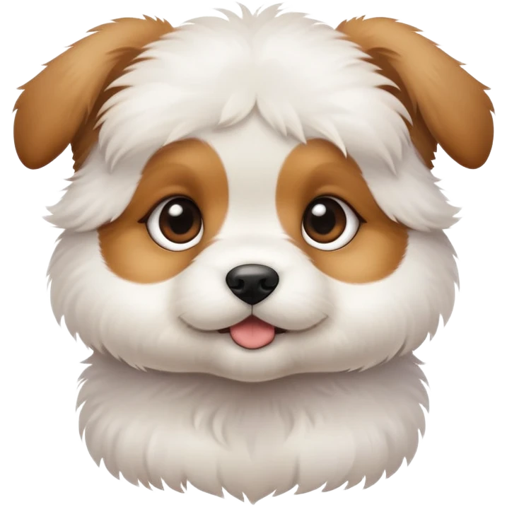 Una perrita pinchar emoji