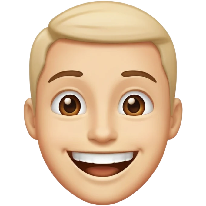 Unbelievably exited emoji